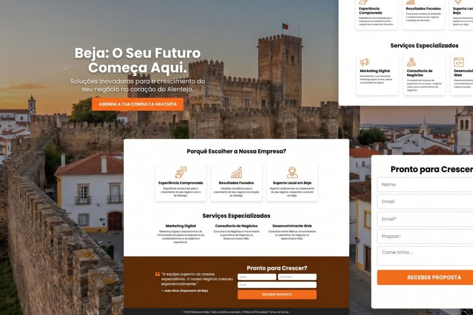 Landing Pages de Alta Conversão em Portugal: Guia Prático para Atrair Clientes Locais