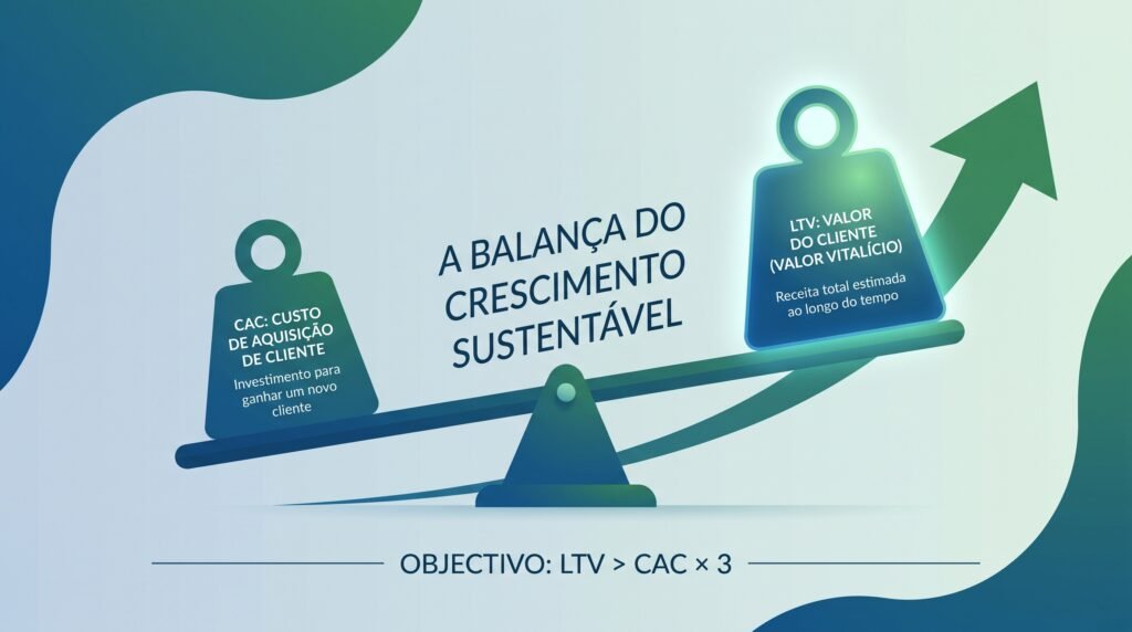 CAC vs. LTV: Como otimizar a retenção de clientes para maximizar o lucro em Portugal