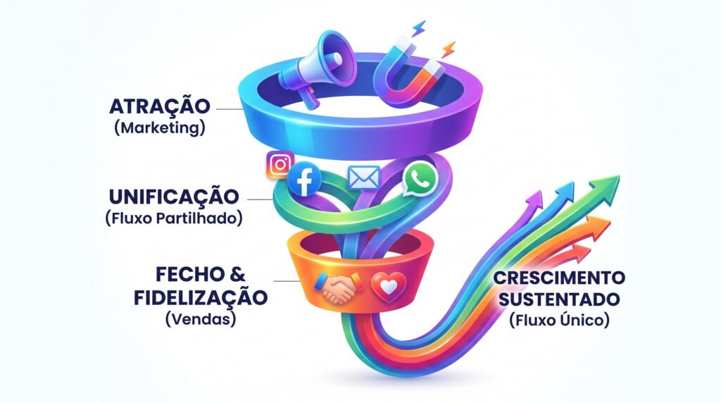 Como eliminar silos entre Marketing e Vendas: O guia prático para otimizar o seu funil com RevOps