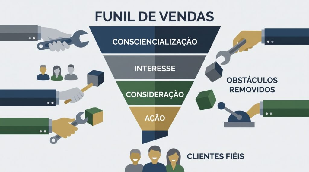 Como identificar e eliminar pontos de fuga no seu funil de vendas: Guia prático