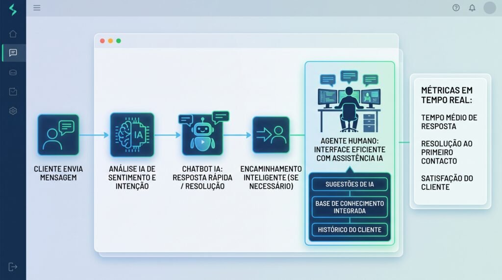 Como reduzir o tempo de resposta no suporte ao cliente com automação por IA